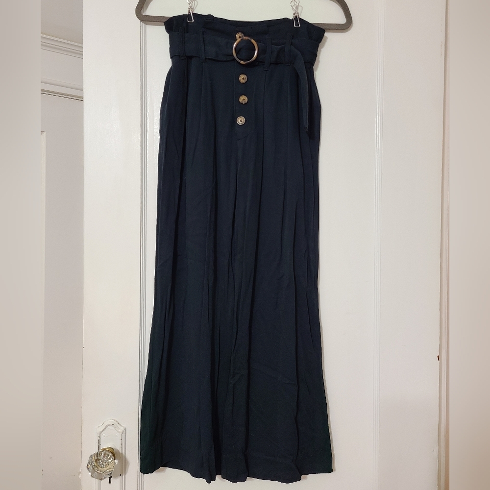 Abercrombie & Fitch Cropped Wide Leg Pant